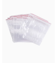 100-Piece Resealable Cellophane Bag Clear 14x20centimeter